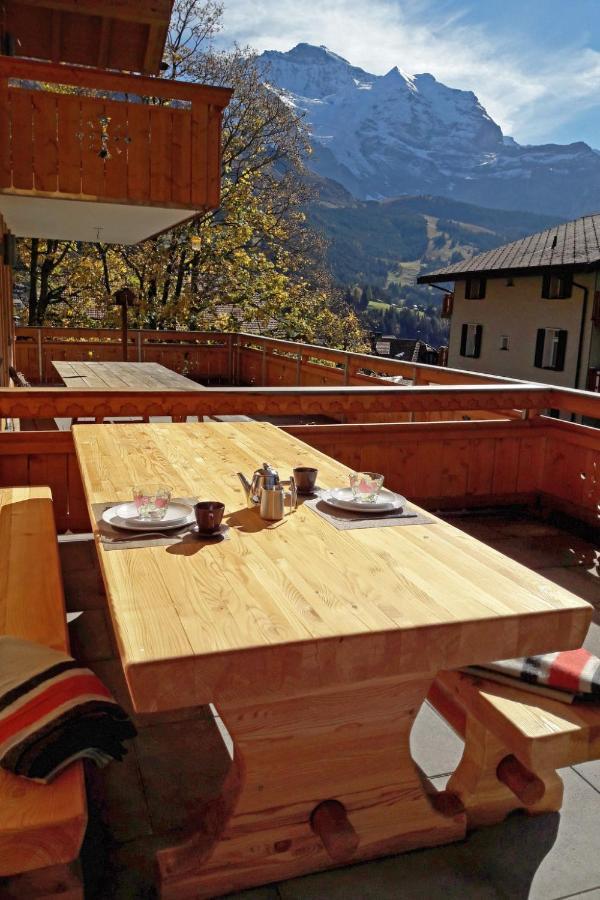 Apartment Bergfrieden By Interhome Wengen Luaran gambar
